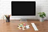 MuchoWow® Mauspad Mousepad Polka dots - Fisch - Regenbogen Produktbild-Vorschau 5
