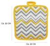2er Set Topflappen Baumwolle Gelb – Hitzebeständige Produktbild-Vorschau 2