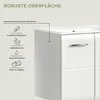 Ice meuble sous lavabo avec lavabo 2 portes blanc brillant, Voir les images du produit 10