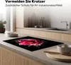 KitchenYeah© Herdabdeckplatte Blumen - Rosa - Wasser - Produktbild-Vorschau 7