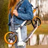 Hulajnoga miejska duża składana + pasek + uchwyt na bidon Podgląd zdjęcia produktu 3
