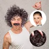 Vokuhila Perücke Proleten Asi Look Kostüm Zubehör 80er & Produktbild-Vorschau 2