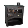 Stufa a legna Prity 1P34 – 10,1 kW, con forno e piastra Anteprima dell’immagine prodotto 3