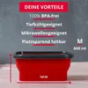 Westmark Frischhaltedose, faltbar, eckig, 600 ml, 21352270 Produktbild-Vorschau 8