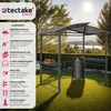 Pavilon na grilování Asado 2,4x1,5x2,34 m - šedý Náhled obrázku produktu 3