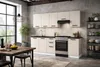 ULWEHOME | Küchenzeile 220 cm Beige, Küchenmöbel-Set Produktbild-Vorschau 4