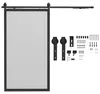 HOMCOM Schuifdeurset 244 cm. Complete set met rails en Productafbeelding-voorbeeld 1