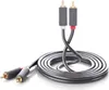Ugreen Premium Audiokabel 2RCA Stecker zu Stecker 1m - Grau Produktbild-Vorschau 2