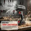 Akku Blasgerät 21V 12Ah 350W, Industrieller Laubbläser Produktbild-Vorschau 2