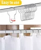 30 Stück Duschvorhang Haken Rostfreie Edelstahl Produktbild-Vorschau 5