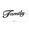 IvoQ Metall 'Family' Wanddekoration – Stilvolle Metall Produktbild-Vorschau 5