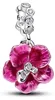 Pandora Charm-Anhänger Hibiskus Zirkonia Sterling-Silber Produktbild-Vorschau 1