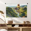 MuchoWow® Wandteppich Wandbehang Milchmädchen - Wasser - Produktbild-Vorschau 6