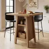 Table de bar Tribesigns avec rangement, hauteur 90 cm, Voir les images du produit 9