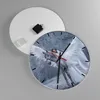 Wanduhr - Rund - Glasuhr - Frau Pferd Natur - 40x40cm - Produktbild-Vorschau 2