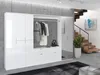 Garderobe "SystemX" in weiß Hochglanz Flurgarderobe Produktbild-Vorschau 8