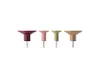 Four wall hooks in different colors are lined up against a white background. Produktbild-Vorschau
