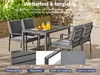 MEXO Gartenlounge-Set Gartenmöbel Set Aluminium Outdoor Produktbild-Vorschau 5