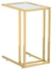 vidaXL Počítačový stolek Transparent 50x35x65 cm Tvrzené Náhled obrázku produktu 1