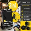 24MOVE® Einkaufstrolley ALEGRE 3in1 Trolley faltbarer Produktbild-Vorschau 2