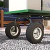 Outsunny Schubkarrenrad 4er Set Ersatzrad 80 kg Ø 255 mm Produktbild-Vorschau 7