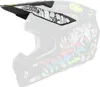 O'NEAL Kinder Motocross Helm 3SRS Rancid , Schwarz Weiß, XL Produktbild-Vorschau 8