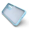 A light blue phone case shown from an angled perspective on a white background. Produktbild-Vorschau