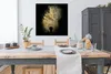 MuchoWow® Poster Goldpulver auf schwarzem Hintergrund Produktbild-Vorschau 3