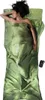 A person sleeping in a sleeping bag. Produktbild-Vorschau