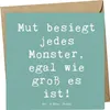 Mr. & Mrs. Panda Grußkarte Spruch Ängste vor Monstern Produktbild-Vorschau 1