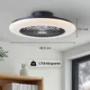 BRILLIANT Plafonnier LED avec ventilateur SALERNO | Ø 49cm Voir les images du produit 14