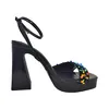 Buffalo Liza Disco Sandalette Schwarz Produktbild-Vorschau 17