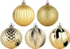 Palline di Natale infrangibili oro 6 cm 25 pezzi. Anteprima dell’immagine prodotto 4