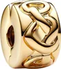 Pandora Clip Charm Femme Nœud d'Amour Doré Voir les images du produit 6