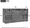 MODFU Cruscotto Hrubka 140 × 33,5 × 72,5 cm con Anteprima dell’immagine prodotto 11