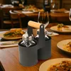 com-four® 3-teiliges Gewürzstreuer Set aus Glas - Salz und Produktbild-Vorschau 3