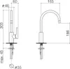 Dornbracht 33805875-19 BAR TAP Einhebelmischer TARA ULTRA Produktbild-Vorschau 4