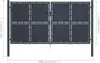 vidaXL Ocelová zahradní brána 300 x 150 cm antracitová Náhled obrázku produktu 4