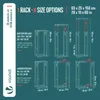 VOUNOT® Verstellbare Kaminholzregal Aussen Metall, Produktbild-Vorschau 3