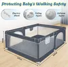 Baby Laufgitter faltbar 120x160cm Laufstall Krabbelgitter Produktbild-Vorschau 4