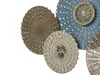 BELIANI Wanddekoration Blau / Beige aus Metall Kombination Produktbild-Vorschau 5