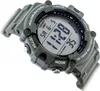 A close-up, angled shot of a green digital watch against a white background. Voir les images du produit