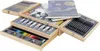 ECD Germany Malset mit Holzkoffer, 85-Teilig, 36x26x10 cm, Produktbild-Vorschau 1
