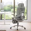 HOMCOM Ergonomische bureaustoel, mesh-kantoorstoel met Productafbeelding-voorbeeld 2