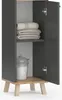 Vicco Badmöbel-Set Senyo, 5 Teile, Anthrazit/Goldkraft Produktbild-Vorschau 6