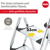 HAILO Trittleiter "TopLine" K100 2-stufig 110474 Voir les images du produit 6