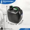 PETEX Reserve-Kraftstoff Kanister, schwarz, 20 Liter Produktbild-Vorschau 7