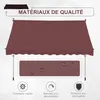 Outsunny Store banne Manuel ršŠtractable 3L x 1,5l m Auvent Voir les images du produit 3