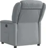 relaxačné kreslo vidaXL Light Grey Fabric Náhľad obrázku produktu 5