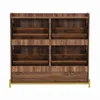 Merax eleganter Schuhschrank aus Holz mit Rattantüren und 4 Produktbild-Vorschau 10